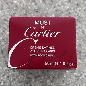 VINTAGE CARTIER. MUST de CARTIER. Satin body cream. Original condition.